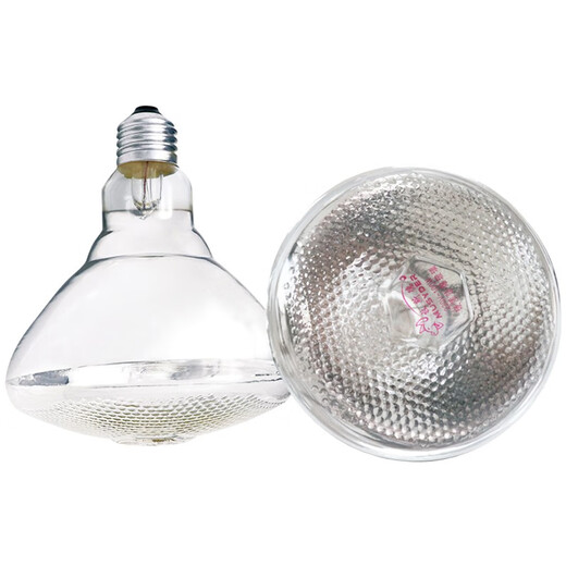 Mushide Insulation Lamp Piglet Heating Bulb Farm Heating Lamp Brooding Greenhouse Breeding Equipment 100W-275W Shipped after Disinfection 250W Premium Aluminum Head Pockmarked Bulb