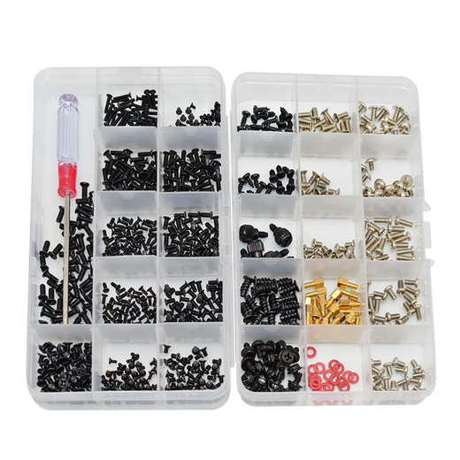 Easy Laptop Screw Set Computer Back Cover Accessories Screws DIY Digital Screws Motherboard Screws Desktop Twist Laptop Screws (600 pieces in total)