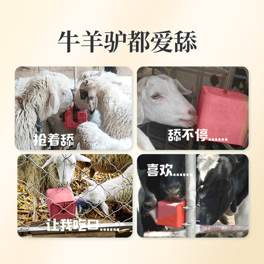 Huazhu Cattle and Sheep Licking Bricks Salt Bricks for Sheep and Cattle Supplementary Nutrition and Trace Elements Feed Additives to Deworm and Pica 20kg Female Cattle Licking Bricks