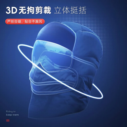 Xue Qianman Hat Women's Winter Ear Protection Cycling Lei Feng Hat Thickened Cotton Hat Cute Graffiti Warm Mask Windproof and Coldproof Hat