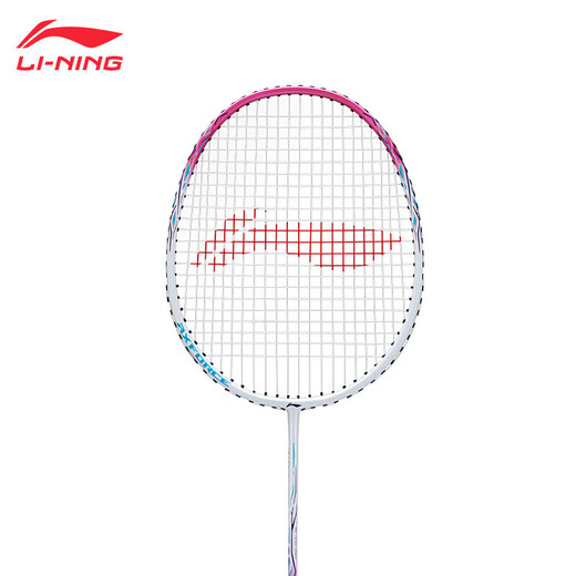 李宁（LI-NING）羽毛球拍雷霆9碳复合对拍碳素中杆娱乐休闲初学者已拉线送球手胶