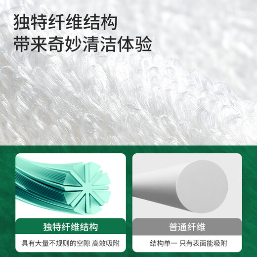 Meliya dishwashing cloth 23*18cm 3 pieces bamboo fiber degreasing household kitchen towel is not easy to stain with oil and easy to clean