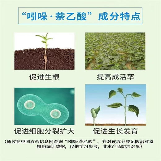 Indole naphthalene acetic acid 5% indole butyric acid fruit tree flower transplanting cuttings powerful root root strengthening liquid powder 500gml (1 box 20 bottles)