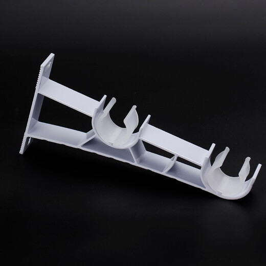 Xinfeiyu top-mounted side-mounted single-rod curtain rod Roman rod accessories bracket seat base shelf bracket rod bracket hook accessories thickened bright gold single bracket