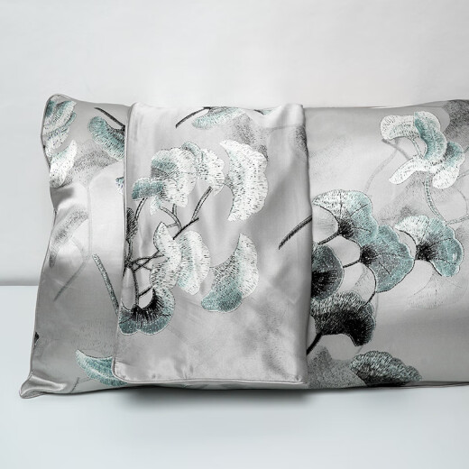 Qianhuang Silk Pillowcase Mulberry Silk AB Face Silk Pillowcase Adult New Yuhan 48*74cm