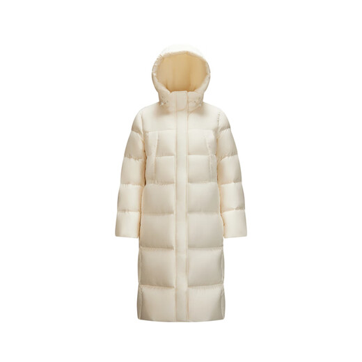 Semir Chen Duling 90 down jacket women's 25 winter long slim, light and warm hooded protective jacket 109725113001