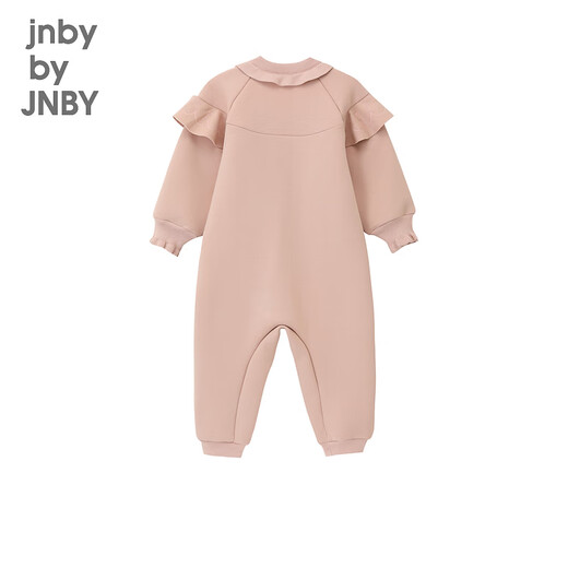 
jnby by JNBY [Jiangnan Buddies Baby] Autumn Onesie Long Sleeve Climbing Clothes Cute Three-dimensional Lace Girls Baby YN9F11320 687 Light Powder 80cm