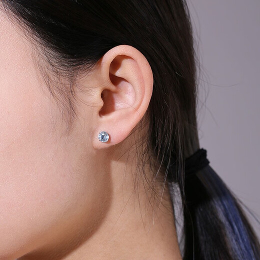 GEM STONE KING aquamarine earrings 14K gold earrings 1.50 carat colored gemstone earrings as birthday gifts for girlfriend and wife