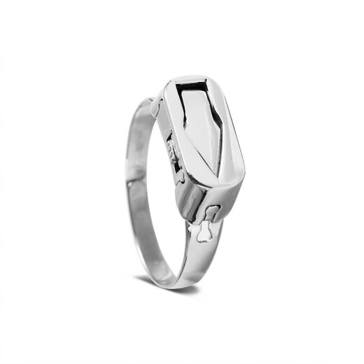 BJYL self-defense open ring hidden blade for men and women multifunctional invisible defense self-defense escape self-rescue female anti-wolf artifact men's model