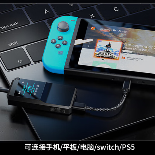 FiiO BTR17 Portable Wireless Bluetooth Headphone Amplifier Small Tail Car Mobile Phone HiFi Audio Receiver Amplifier Bluetooth 5.4 Blue