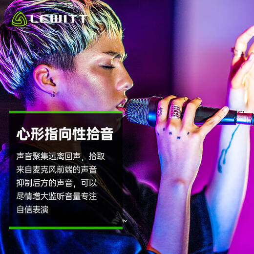 LEWITT MTP LIVE handheld condenser microphone sound card set mobile computer live broadcast karaoke singing and recording anchor equipment complete set MTP LIVE single product official standard (requires sound card)