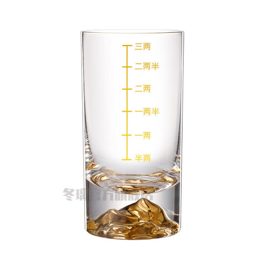 Dongli light luxury crystal glass white wine cup 2 liang 3 liang spirits cup household gold foil cup Jinshan 2 liang 3 liang Chinese liquor set Jinshan 3 liang white wine glass single