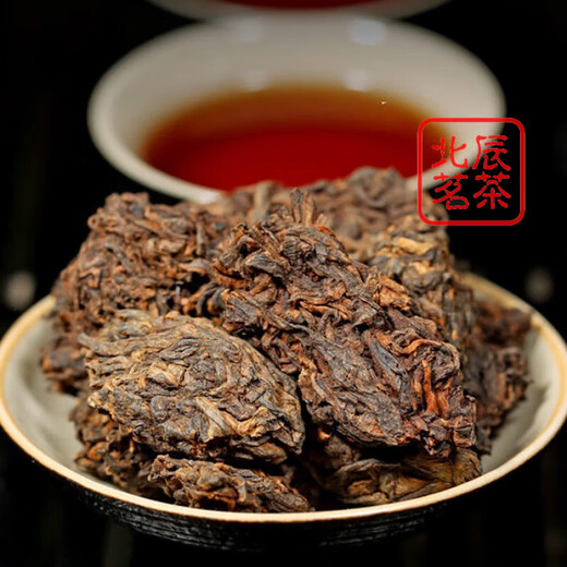 Yanhai Yunnan ripe leaf Xiaotuo old tea head good broken silver ripe tea aged old tree loose tea gift box Icelandic old tree old tea head 1000g/sweet in the mouth