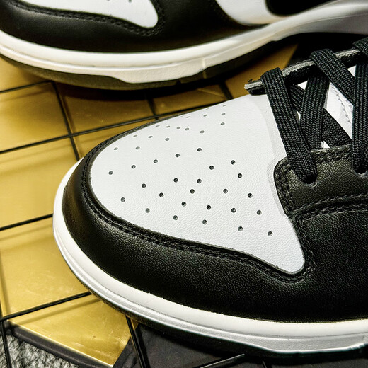 耐克DUNK LOW RETRO 男子黑白熊猫经典耐磨低帮板鞋 dd1391-100 38.5