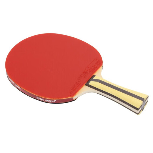 Double Happiness four-star, five-star, and six-star series table tennis racket professional beginner training competition finished pure wood horizontal straight table tennis racket entry recommendation/H3002/three-star single horizontal shot