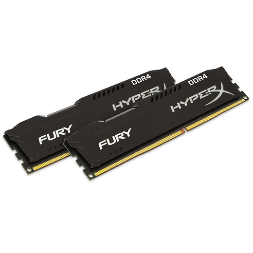 Kingston HyperX FURY Beast DDR4 PC4 UDIMM fourth generation desktop computer memory module upgrade DIY game e-sports dual channel DDR4 2400 desktop HyperX FURY Thunderbolt 16GB 2 modules (total capacity 32GB)