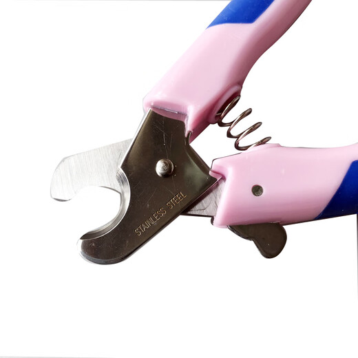 Lebi Cat Nail Clippers Dog Special Nail Clippers Pet Nail Clipper Teddy Golden Retriever Nail Clippers Pink Blue Handle Nail Clippers + Nail File