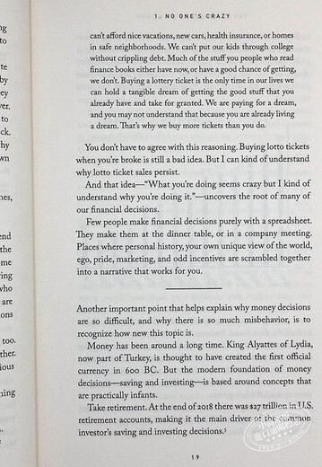 致富心态 关于财富 贪婪与幸福的20堂理财课 The Psychology of Money 英文原版 Morgan Housel