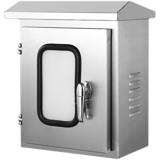 Yue Changsheng indoor and outdoor door 304 stainless steel double door distribution box control cabinet rainproof switch power supply instrument protection box style 9