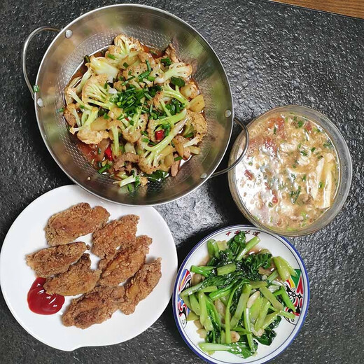 Liangting restaurant household stainless steel thickened alcohol stove is not easy to stick dry pot pot household set small hot pot commercial bar tripod large single pot 25cm