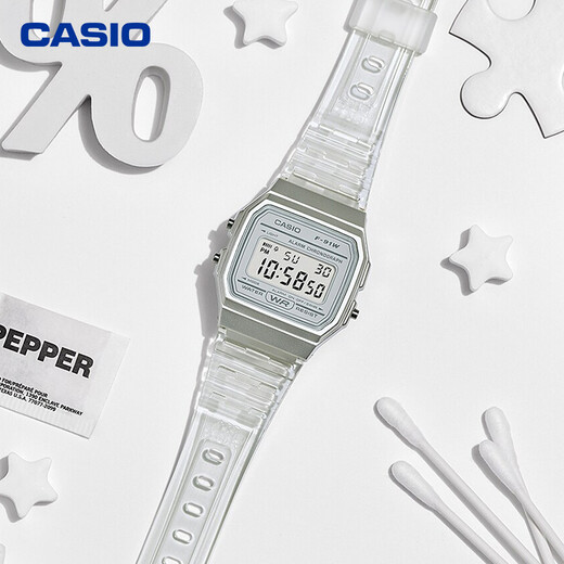 CASIO watch F-91W internet celebrity doing big things electronic watch male and female couple student sports small square F-91 watch genuine F-91WS-7DF