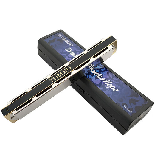
TOMBO Japan imported gong 24-hole advanced performance polyphonic harmonica C thickened copper seat plate 6624S 24-hole G-tuning