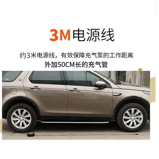 Giant wood car air pump car tire air pump 12V cigarette lighter electric air pump car small air pump private car air pump classic model