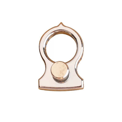 Ring alloy spring quick press second rubber band flat leather slingshot metal frameless ring with rubber band with rubber band