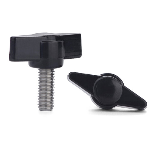 Jinggong M4M5M6M8 304 stainless steel one-word T-shaped handle screw T-shaped hand screw screw mechanical handle screw 27 head diameter-6*20