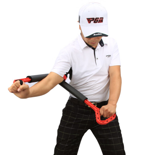 PGM Golf Spinner Swing Exerciser Indoor Swing Plane Action Corrector - Red