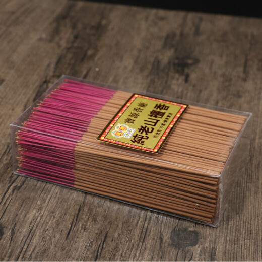 Luxuju Laoshan pure sandalwood smokeless barreled sandalwood incense short incense incense 18 cm bamboo stick incense Buddhist incense smokeless pure sandalwood (length 26 cm) sandalwood