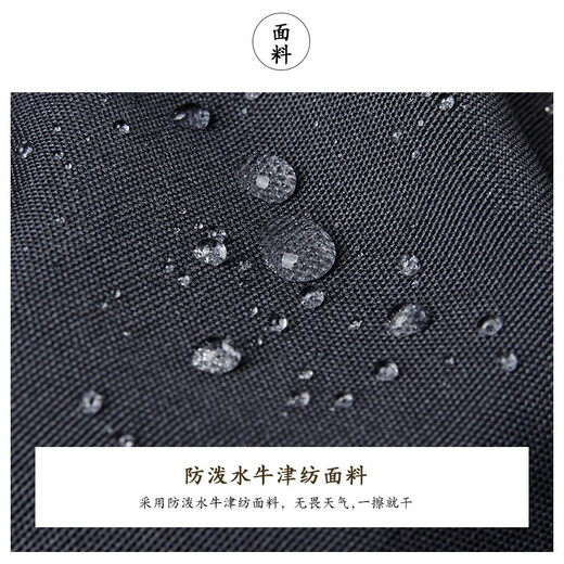 My trendy backpack men's canvas backpack casual large capacity fashionable travel bag high school student bag lightweight computer bag blue and black upgraded version