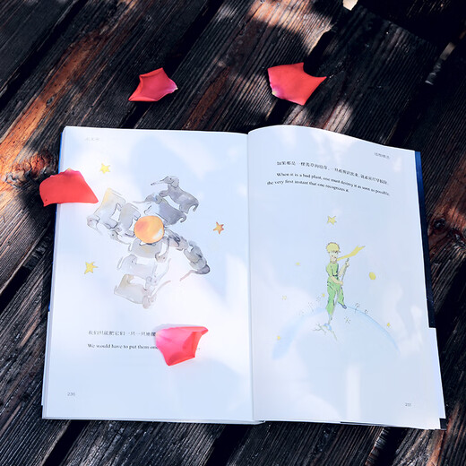 小王子中英对照注释版(扫码赠音频)课外读物 世界经典文学名著-昂秀外语书虫