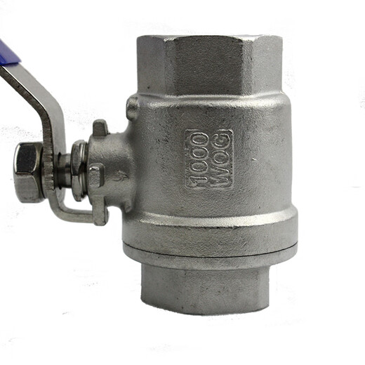 3042PC two-piece ball valve NPT thread internal thread straight thread G stainless steel two-piece Q11F soft seal 304 NPT1/4 DN8 L=51mm 19