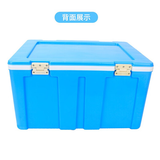 Warm Ice Bear 60L 80L takeaway food delivery insulated box for outdoor stalls 33L-45L food grade liner plastic foam preservation box 60L blue flip model