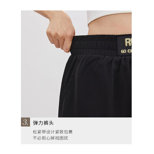 Vansydical Women's Fitness Pants High Elasticity Slimming Breathable Running Pants Sports Training Quick-Drying Anti-Exposed Fake Two-Piece Yoga Pants FBF2339402 Titanium Gray L (Recommended 105-120 Jin Jin equals 0.5 kg)