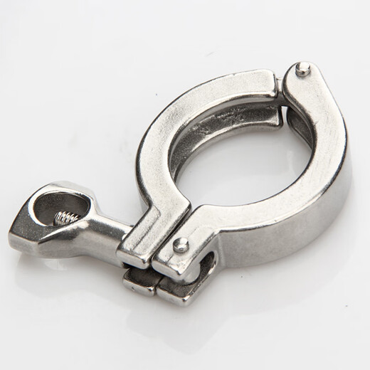 Quick installation clamp 304 stainless steel precision cast heavy-duty thickened quick connector chuck buckle import and export 159 chuck 183 5.6