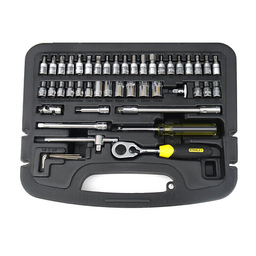 Set de llave de llave de manga de trineo de la herramienta de reparación de autos Stanley 3546 piezas Conjunto de reparación de automóviles 94-691-22 Conjunto de métrica de 35 piezas 94-691-22