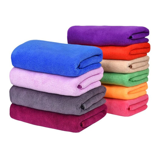 Barber shop special towel hair salon hairdressing turban thickened dry hair towel absorbent thickened camel 30x60cm