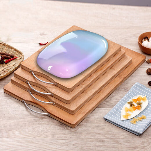 Peizhou cutting board solid wood cutting board household cutting board cutting board rolling bamboo thickened kitchen supplies 45cm*32cm*1.8cm