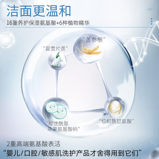 Hefengyu Men's Cleansing Mousse 150g Improves Acne and Blackheads Gentle Plant Extract and Care Amino Acid Facial Cleanser