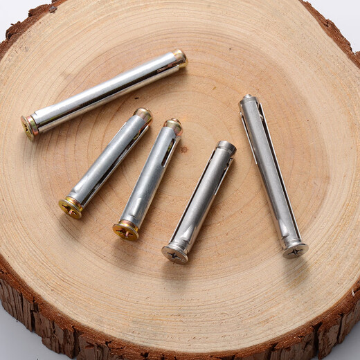 Jinggong Iron Stainless Steel Window Gecko Countersunk Head Cross Expansion Screw Door and Windows Special Pull Expansion Screw M8M10 Carbon Steel Galvanized M10*182 (5 pcs) Punch 10mm