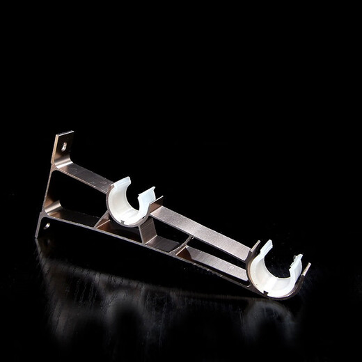 Xinfeiyu top-mounted side-mounted single-rod curtain rod Roman rod accessories bracket seat base shelf bracket rod bracket hook accessories standard rose gold double bracket