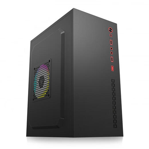 Computer case desktop mini mini matx small main case power supply set diy office case itx thickened P6-single case official standard