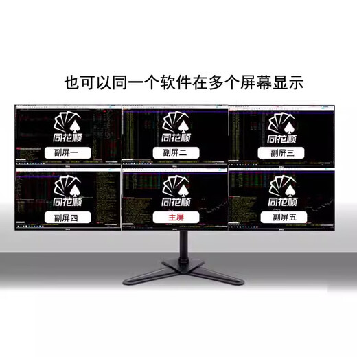 Zhiyingsheng ASUS 12th generation i7 four-screen six-screen multi-screen professional stock trading desktop computer host dedicated to market trading computer full set one-screen multi-display one drag four-screen host full set 4-screen host + 22 inches * 4 full set one i7-4790/16G+512G/standard version 4 screens