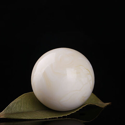 Moshe Russian high porcelain white beeswax single beads, loose beads, round beads, multi-treasure star and moon bodhi bracelet accessories, waist beads and top beads, 12mm 1 piece