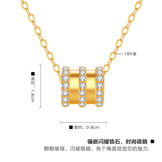 Dairuo 18k gold small waist necklace for women, gold clavicle, high-end, practical, exquisite and versatile, birthday gift for girlfriend