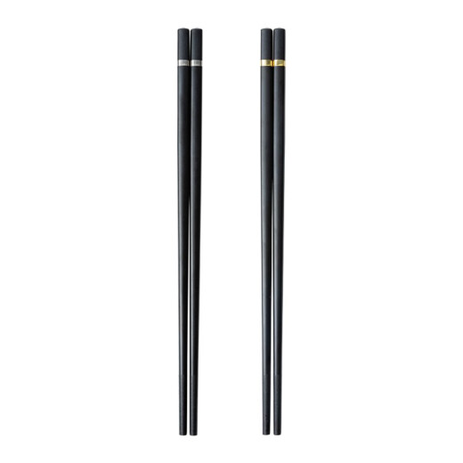 Fully booked chopsticks for household Lord of the Rings couple alloy chopsticks, stainless, non-mold, high temperature resistant, creative Japanese public chopsticks, simple pointed tip, non-slip, easy to clean, chopsticks set 2 pairs
