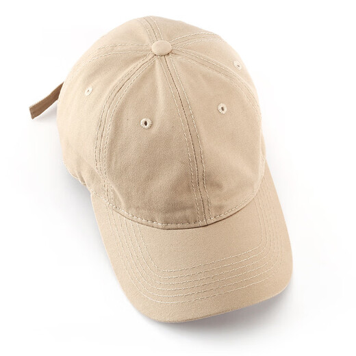 Wine Style Senior Hat Men and Women's Peaked Cap Soft Top Trendy Versatile Outdoor Baseball Cap Student Couple Hat Women's Fashion Soft Top Khaki Adjustable