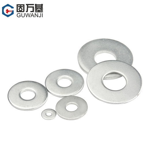 GUWANJI (GUWANJI) 8.8 grade flat gasket, round, thickened, metal screw washer, iron galvanized Washer M3M4M5-M30 The following products are made of color zinc plating